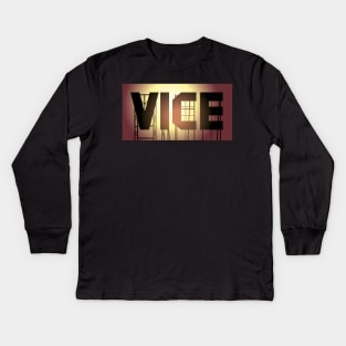 VICE Sunrise - GTA 6 Kids Long Sleeve T-Shirt